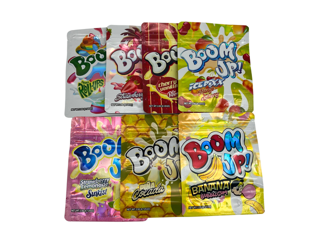 50 Pack 3.5G Mylar Bags Mix Designs – Backpack Design