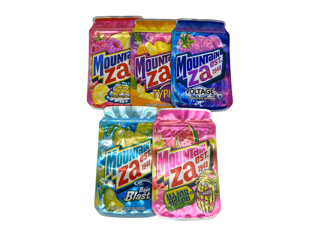 50 Pack 3.5G Mylar Bags Mix Designs – Mountain Design