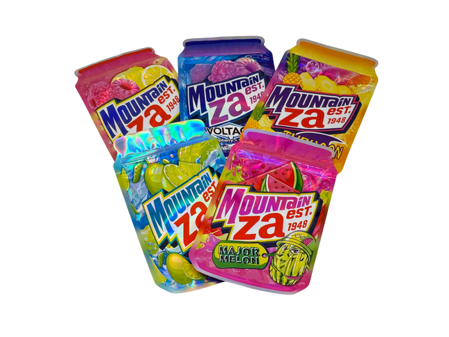 50 Pack 3.5G Mylar Bags Mix Designs – Mountain Design