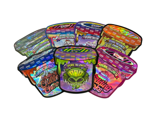 50 Pack 3.5G Mylar Bags Mix Designs – Pure Collection