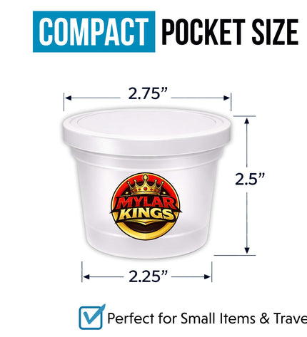 12 Pack 3.5g Mystery Exotic Ice Cream Pint Style Plastic Storage Pouches - Random Designs