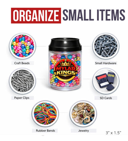 12 Pack 3.5g Soda Can Style Plastic Storage Pouches with Lids Mystery Assorted Designs
