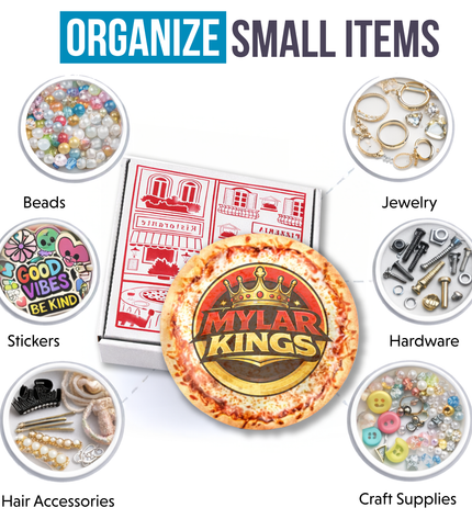 12 Pack 3.5g Pizza Shaped  Mystery Bundle Bags & Matching Boxes Set - Assorted Designs
