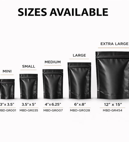 100 Pack 1g Unique Mylar Bags – Space Graphic