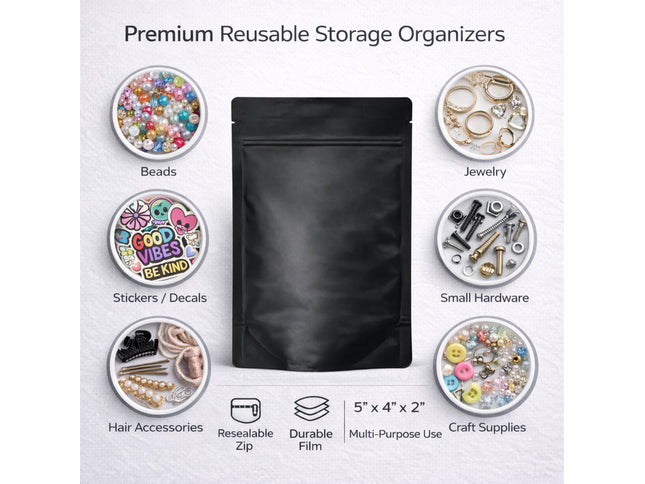 25 Pack 3.5g Mylar Bags with Window Boxes – Blue Bottle Graphic
