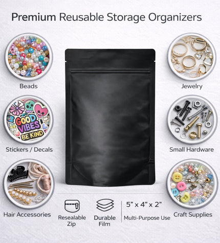 25 Pack 3.5g Mylar Bags with Boxes – Birthday Cake Graphic