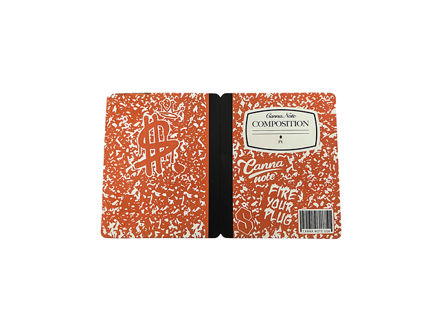 12 Pack 4.5 x 3.5 Notebook Style Mylar Bags – Orange