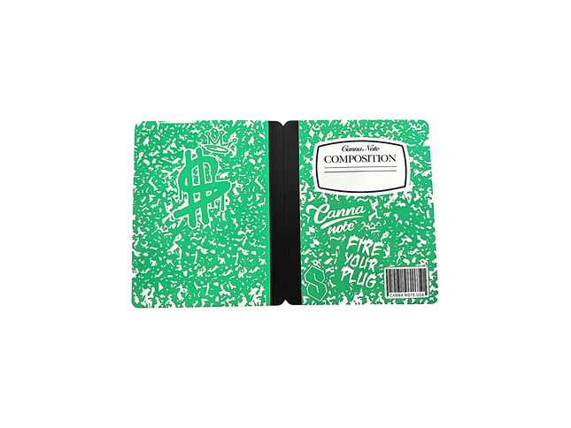 12 Pack 4.5 x 3.5 Notebook Style Mylar Bags – Green