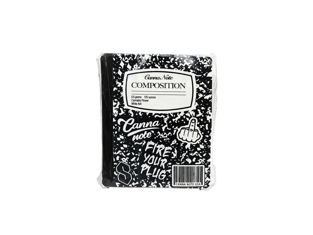 12 Pack 4.5" x 3.5" Notebook Style Mylar Bags – Black