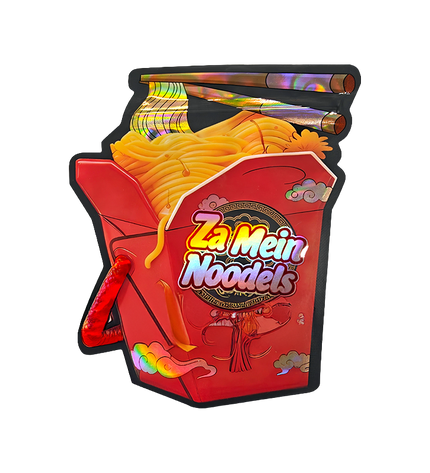 (12 Count) Noodle-Themed Takeout Style Gift Box Set - Za Mein Noodels NNB-SHAPED-002