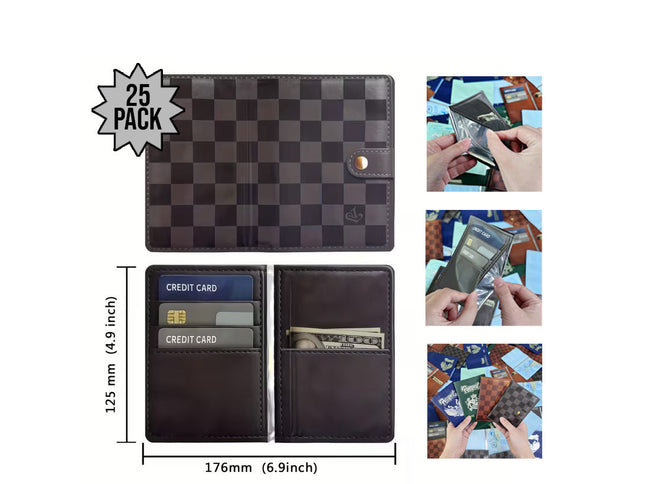 12 Pack 3.5G Wallet Style Mylar Bags – Grey