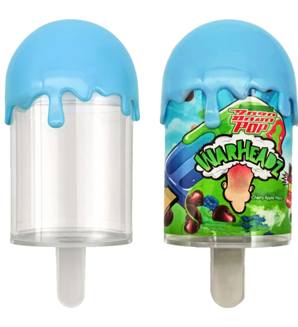 12-Pack Popsicle Style Plastic Storage Containers with Decorative Wrap Labels – White Design