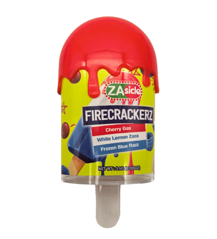 12-Pack Popsicle Style Plastic Storage Containers with Decorative Wrap Labels – Firecracker Design