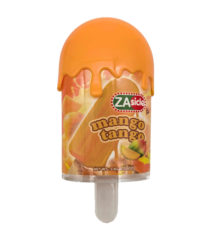 12-Pack Popsicle Style Plastic Storage Containers with Decorative Wrap Labels – Mango Design