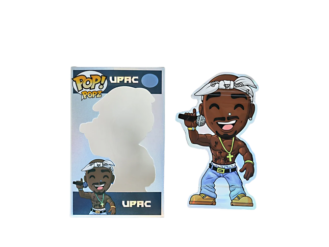 25 Pack 3.5g Mylar Bags with Window Boxes – Music Character Graphic