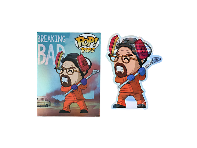 25 Pack 3.5g Mylar Bags with Window Boxes – TV Character Graphic