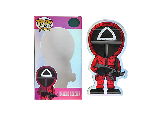 25 Pack 3.5g Mylar Bags with Window Boxes – Masked Character Graphic