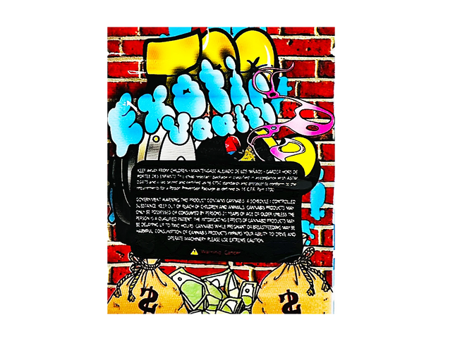 100 Pack 1g Unique Mylar Bags – Vault Graphic