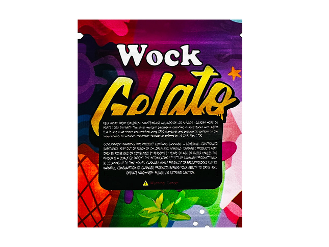 100 Pack 1g Unique Mylar Bags – Gelato Graphic