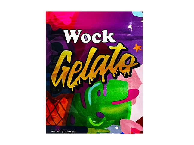 100 Pack 1g Unique Mylar Bags – Gelato Graphic