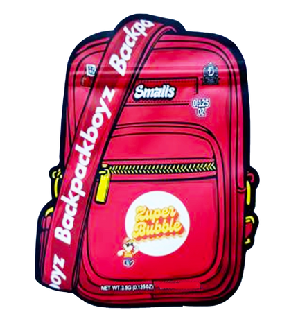 50 Pack 3.5g Shaped Mylar Bags – Bubble Graphic