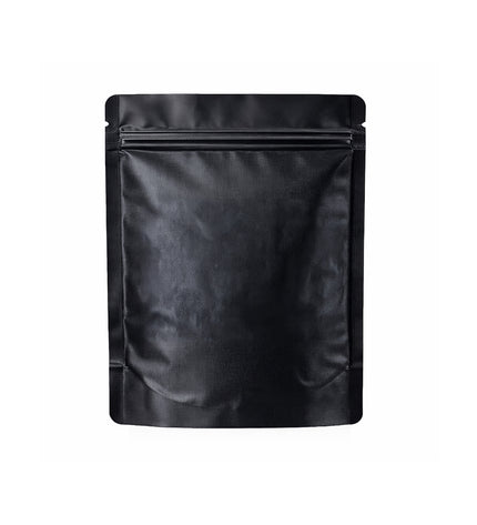 50 Pack - Med-Large Solid Color Zip-Seal Foil Pouches (4.25"x6.25") Oval Window Selection