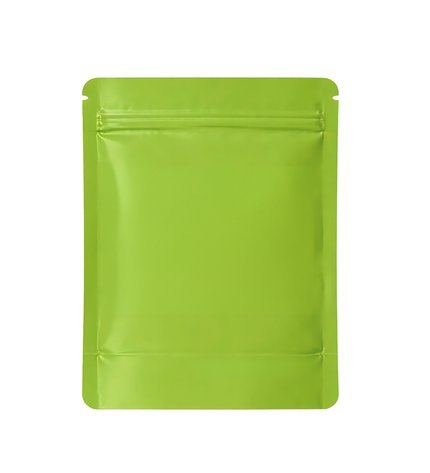 25 Pack – 1lb Solid Color Mylar Bags with Oval Window - Green