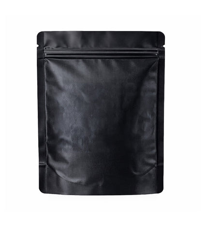 50 Pack - Large Solid Color Zip-Seal Foil Pouches (6"x8") Oval Style Selection