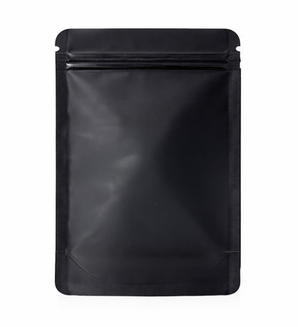 50 Pack - Medium Solid Color Zip-Seal Foil Pouches (4"x6.5") Oval Window Selection