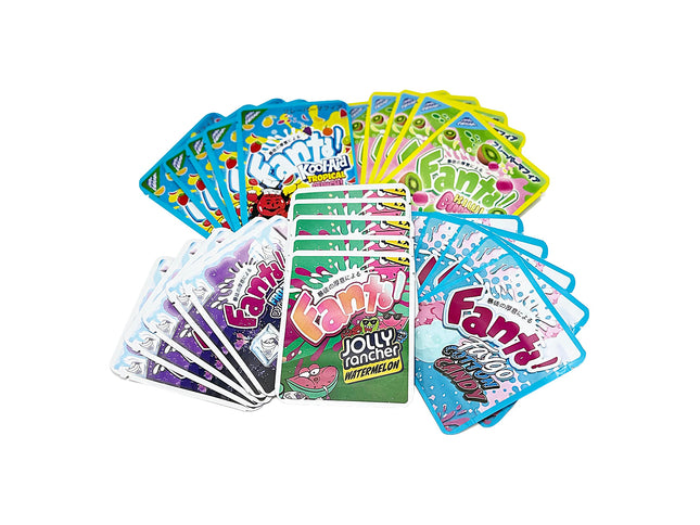 Shop 25 Pack 3.5g Thick Sticker Mylar Bags - Orange Soda Candy Collection | Mylar Kings