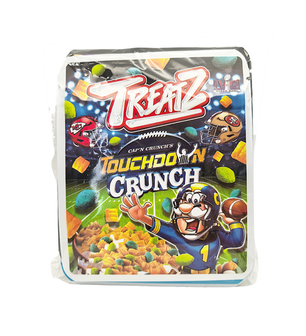 25-Pack 3.5g Thick Sticker Mylar Bags – Premium Resealable Packaging – Crunchy Snack Design Collection