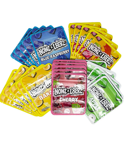 25-Pack 3.5g Thick Sticker Mylar Bags – Premium Resealable Packaging – Chewy Candy Design Collection