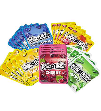 25-Pack 3.5g Thick Sticker Mylar Bags – Premium Resealable Packaging – Chewy Candy Design Collection