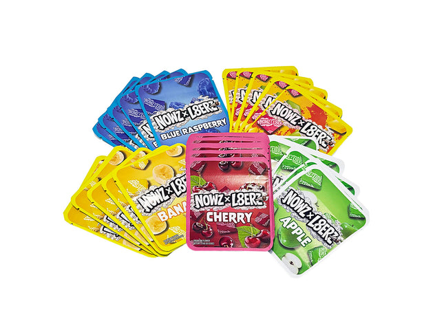 25-Pack 3.5g Thick Sticker Mylar Bags – Premium Resealable Packaging – Chewy Candy Design Collection