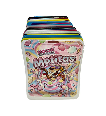 64-Pack 3.5g Thick Sticker Mylar Bags – Premium Resealable Packaging – Assorted Designs