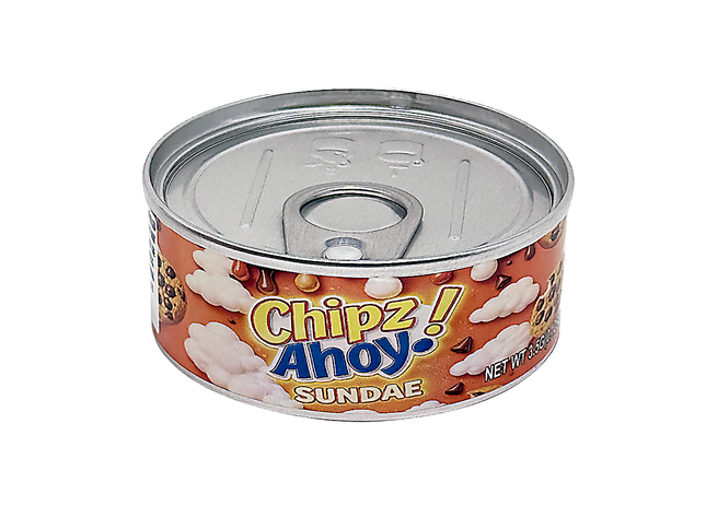 Shop 12 Pack 3.5g Chipz Ahoy Sundae Tin Can Containers | Mylar Kings