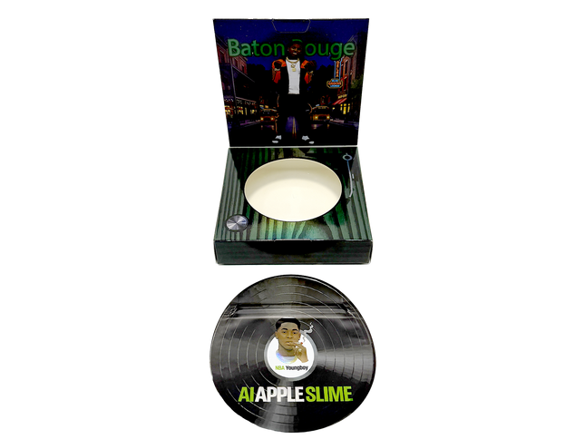 12 Pack 3.5g Vinyl Record Style Mylar Bags – Apple Design