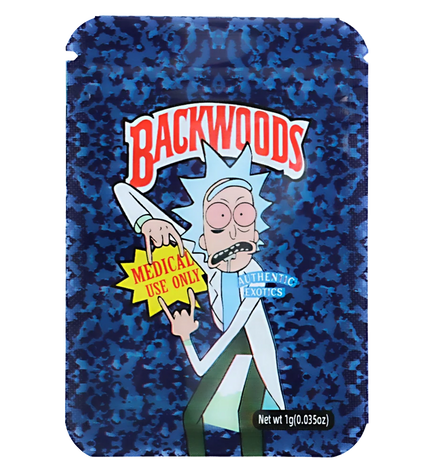 100 Pack 1g Mylar Bags – Cartoon Duo Graphic
