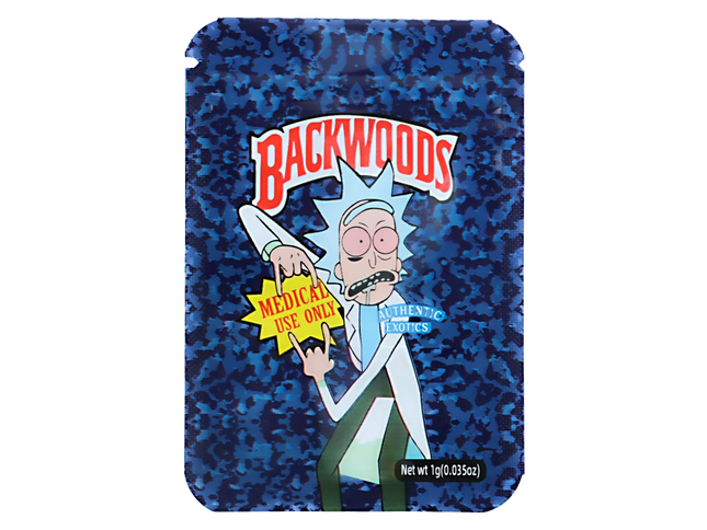 100 Pack 1g Mylar Bags – Cartoon Duo Graphic