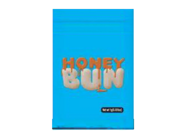 100 Pack 1g Mylar Bags – Honey Bun Graphic
