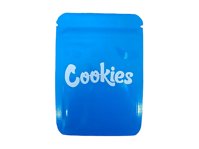 100 Pack 1g Mylar Bags – Cookie Graphic