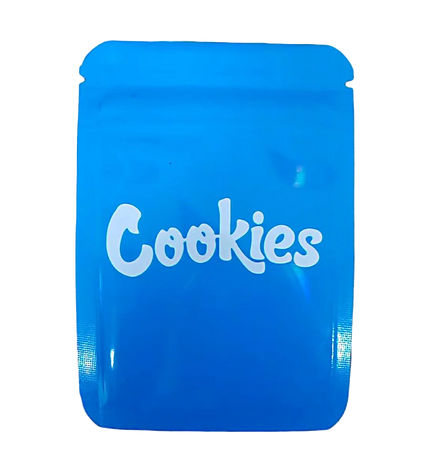 100 Pack 1g Mylar Bags – Cookie Graphic