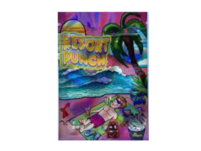 100 Pack 1g Unique Mylar Bags – Tropical Punch Graphic