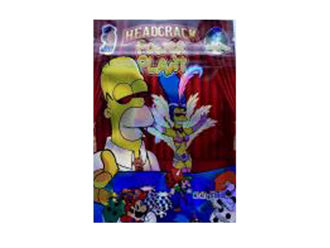 100 Pack 1g Unique Mylar Bags – Cartoon Plant Graphic