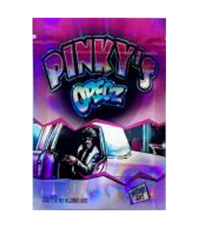 100 Pack 1g Unique Mylar Bags – Pink Cookie Graphic