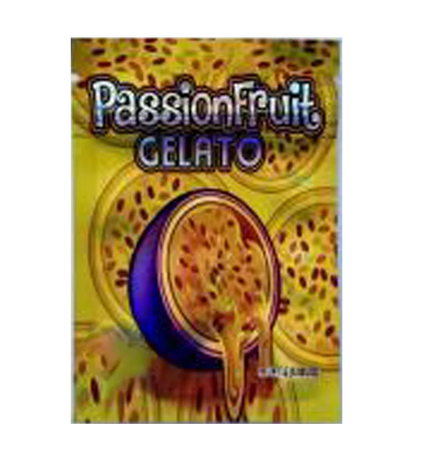 100 Pack 1g Unique Mylar Bags – Passion Fruit Dessert Graphic