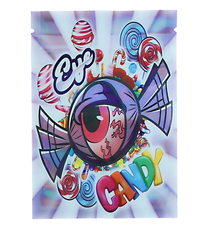 100 Pack 1g Mylar Bags – Eye Candy Graphic