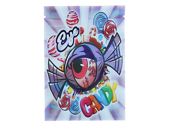 100 Pack 1g Mylar Bags – Eye Candy Graphic
