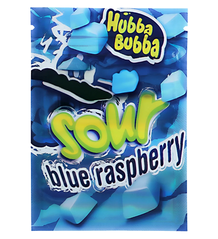 100 Pack 1g Unique Mylar Bags – Blue Raspberry Graphic