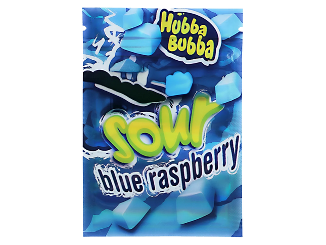 100 Pack 1g Unique Mylar Bags – Blue Raspberry Graphic